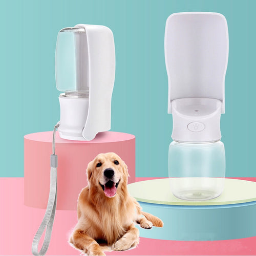 Botella de agua portatil y plegable para mascotas