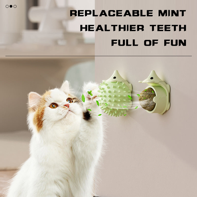 Cat Grooming Brush Wall Mount, Cat Self Groomer Cat Corner Face Scratc