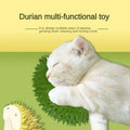 Durian Cat Brush, Dog Cat Self Groomer, Wall Corner Scratcher Massage