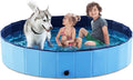 Pileta plegable para perros, antideslizante, para uso en exterior