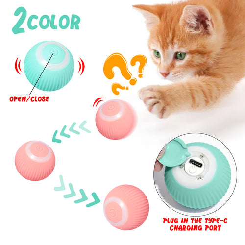 Bola giratoria inteligente para gatos con gravedad