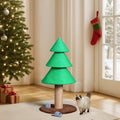 31.5in Christmas Tree Cat Scratcher, Cat Scratching Post For Indoor Ca
